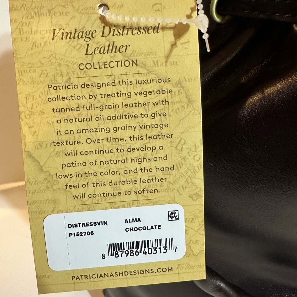 Patricia Nash Chocolate Shoulder Bag